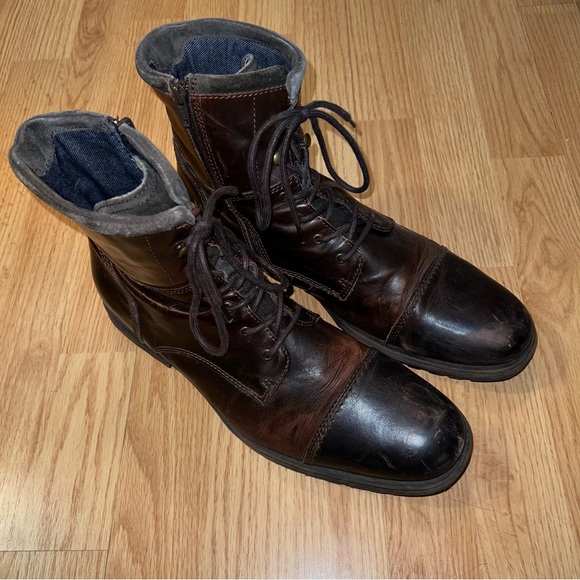 Men’s Size 12 Aldo Leather Boots - Picture 2 of 4